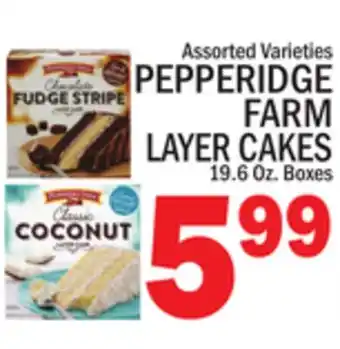 C Town PEPPERIDGE FARM LAYER CAKES offer