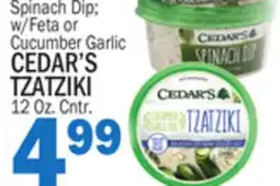 C Town CEDAR'S TZATZIKI offer