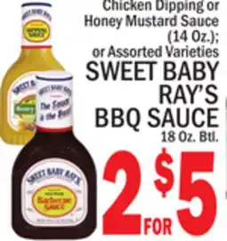 C Town SWEET BABY RAY'S BBQ SAUCE offer
