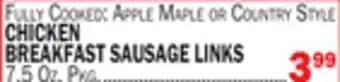 C Town CHICKEN BREAKFAST SAUSAGE LINKS offer