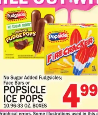 C Town POPSICLE ICE POPS offer