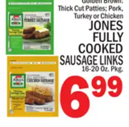 C Town JONES FULLY COOKED SAUSAGE LINKS offer