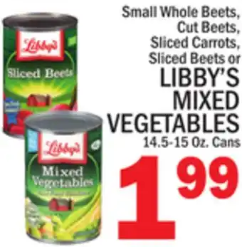 C Town LIBBY'S MIXED VEGETABLES offer