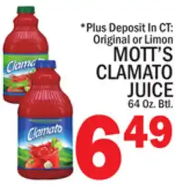 C Town MOTT'S CLAMATO JUICE offer