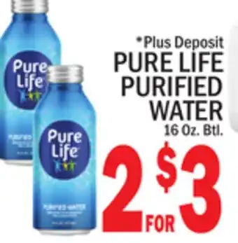 C Town PURE LIFE PURIFIED WATER offer