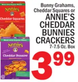 C Town ANNIE'S CHEDDAR BUNNIES CRACKERS offer