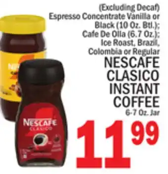 C Town NESCAFE CLASICO INSTANT COFFEE offer