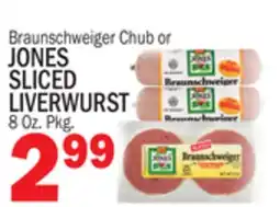C Town JONES SLICED LIVERWURST offer