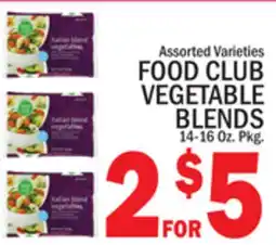 C Town FOOD CLUB VEGETABLE BLENDS offer