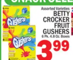 C Town BETTY CROCKER FRUIT GUSHERS offer