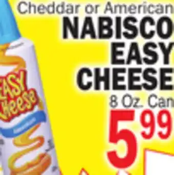 C Town NABISCO EASY CHEESE offer