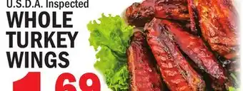 C Town WHOLE TURKEY WINGS offer