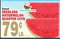 C Town SEEDLESS WATERMELON QUARTER CUTS offer