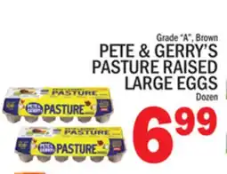 C Town PETE & GERRY'S PASTURE RAISED LARGE EGGS offer