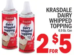C Town KRASDALE DAIRY WHIPPED TOPPING offer