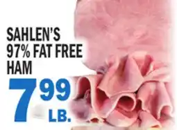 C Town SAHLEN'S 97% FAT FREE HAM offer