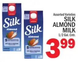 C Town SILK ALMOND MILK offer