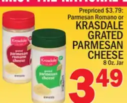 C Town KRASDALE GRATED PARMESAN CHEESE offer