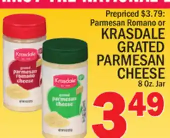 C Town KRASDALE GRATED PARMESAN CHEESE offer