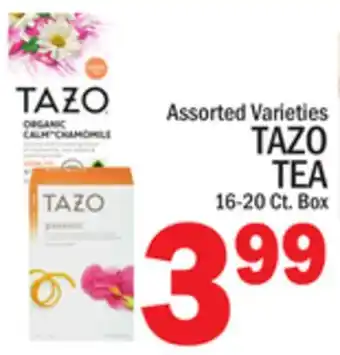C Town TAZO TEA offer