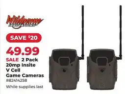 Runnings Wildgame Innovations 2 Pack 20mp Insite V Cell Game Cameras offer