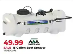 Runnings MASTER MFG 15 Gallon Spot Sprayer offer