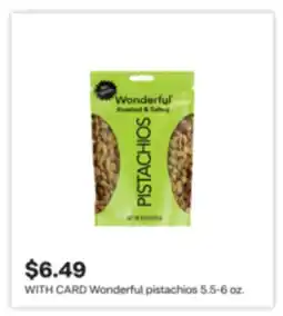 CVS Wonderful pistachios 5.5-6 oz offer