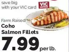 Harris Teeter Coho Salmon Fillets offer