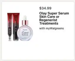 Walgreens Olay Super Serum offer