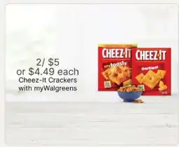 Walgreens Cheez • It Crackers offer