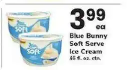 Safeway Blue Bunny Soft Serve Ice Cream offer