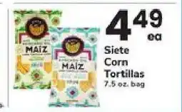 Safeway Siete Corn Tortillas offer