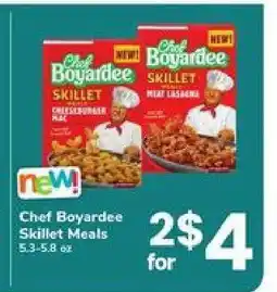 Safeway Chef Boyardee Skillet Meals offer