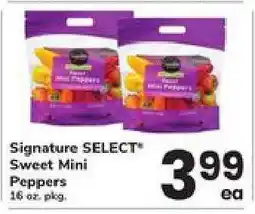 Safeway Signature SELECT Sweet Mini Peppers offer