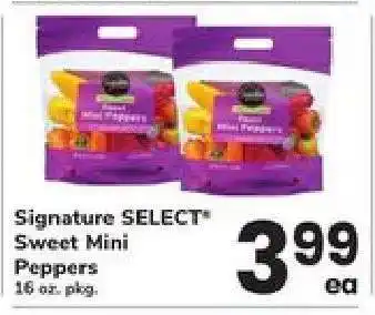 Safeway Signature SELECT Sweet Mini Peppers offer