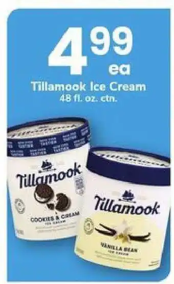 Safeway Tillamook Ice Cream offer
