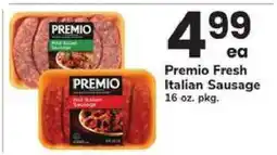 Safeway Premio Fresh Italian Sausage offer