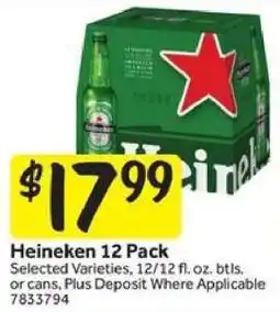 Stop&Shop Heineken 12 Pack offer