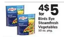 Safeway Birds Eye Steamfresh Vegetables offer