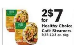 Safeway Healthy Choice Café Steamers offer