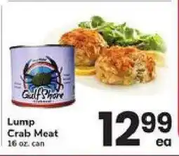 Safeway Lump Crab Meat offer