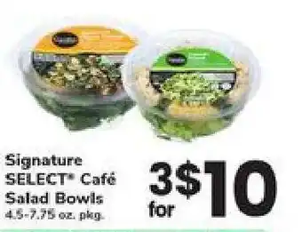 Safeway Signature SELECT Café Salad Bowls offer