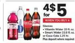 Safeway Glaceau, Smart Water, Coca-Cola offer