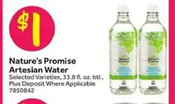 Stop&Shop Nature's Promise Artesian Water offer