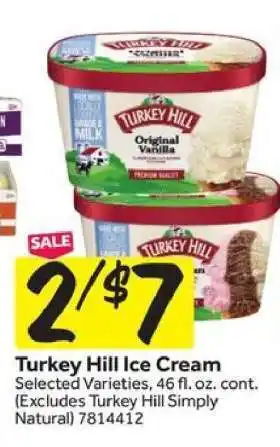 Stop&Shop Turkey Hill Ice Cream offer