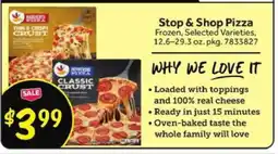 Stop&Shop Stop & Shop Pizza offer