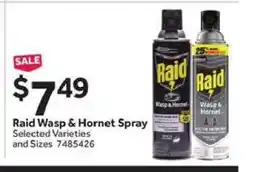 Stop&Shop Raid Wasp & Hornet Spray offer