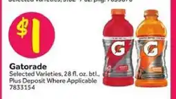 Stop&Shop Gatorade offer