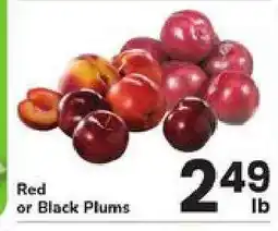 Safeway Red Or Black Plums offer
