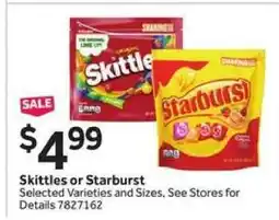 Stop&Shop Skittles or Starburst offer